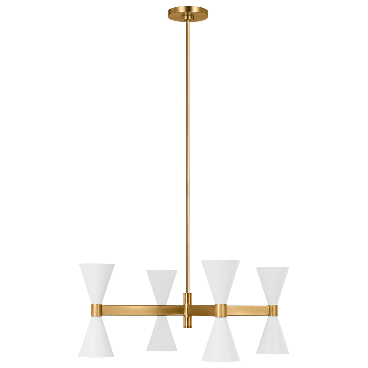 Chandelier Albertine - Blanc mat 48" by Visual Comfort Studio | Luminaires & cie