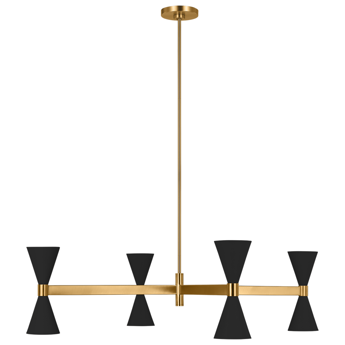 Chandelier Albertine - Noir de minuit 32" by Visual Comfort Studio | Luminaires & cie