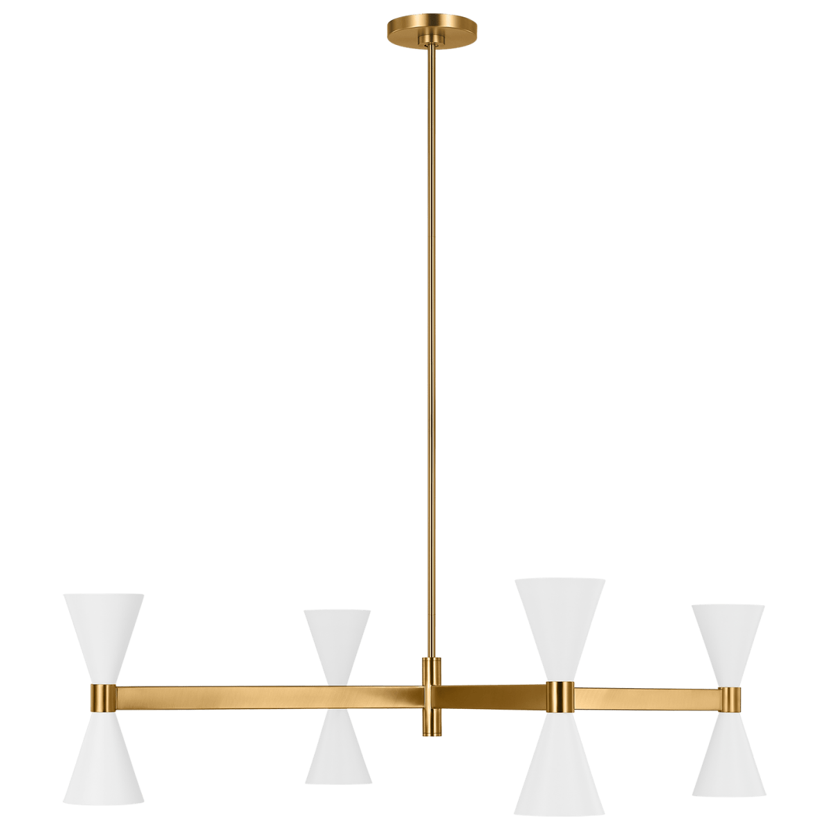 Chandelier Albertine - Blanc mat 32" by Visual Comfort Studio | Luminaires & cie