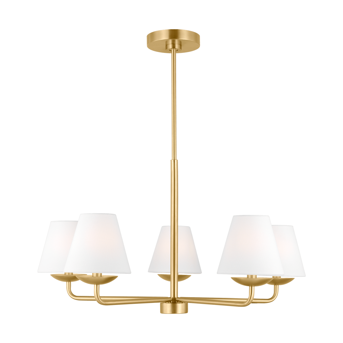 Chandelier Albion - Laiton satiné 28" by Visual Comfort Studio | Luminaires & cie