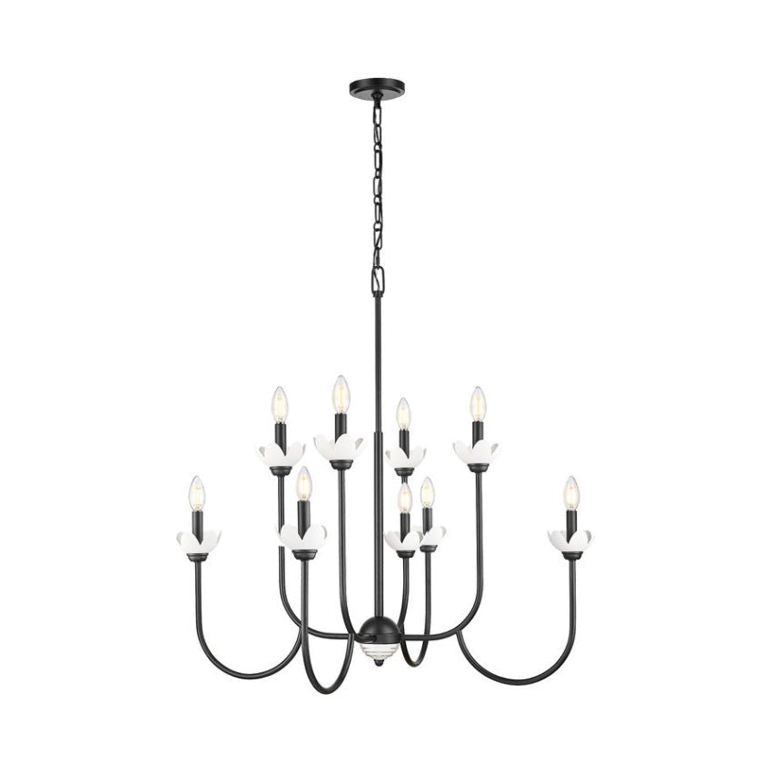 Chandelier Allistair - Noir mat 36" by Z - Lite | Luminaires & cie