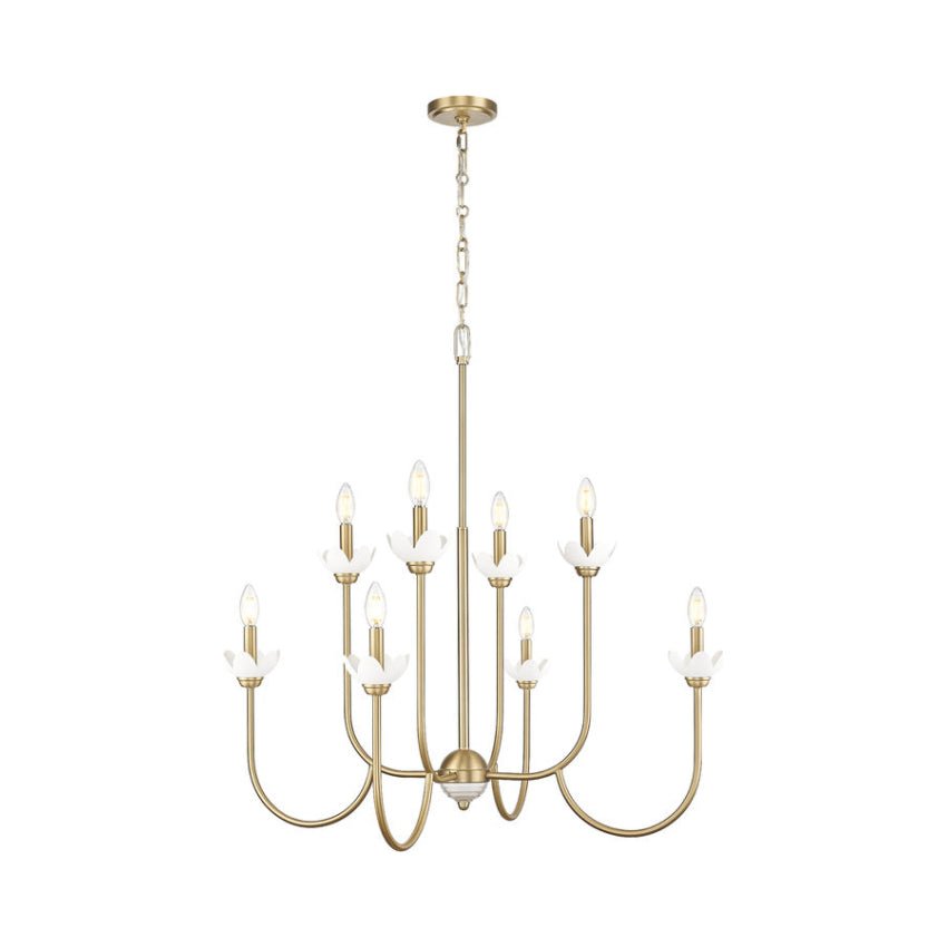 Chandelier Allistair - Or moderne 36" by Z - Lite | Luminaires & cie