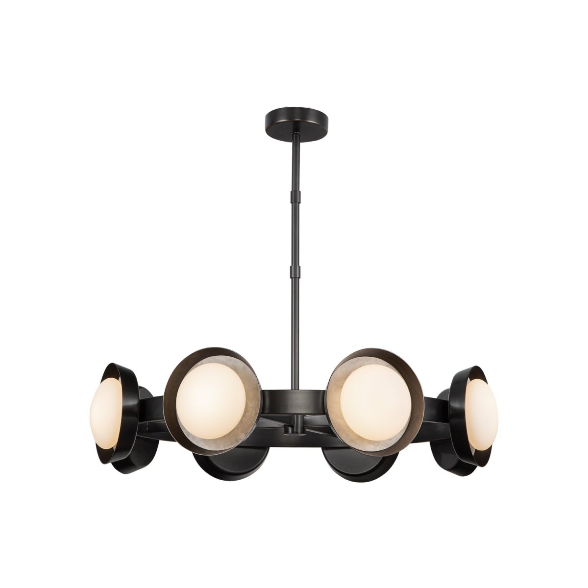 Chandelier Alonso - Bronze urbain 37 1/4" by Alora Lighting | Luminaires & cie