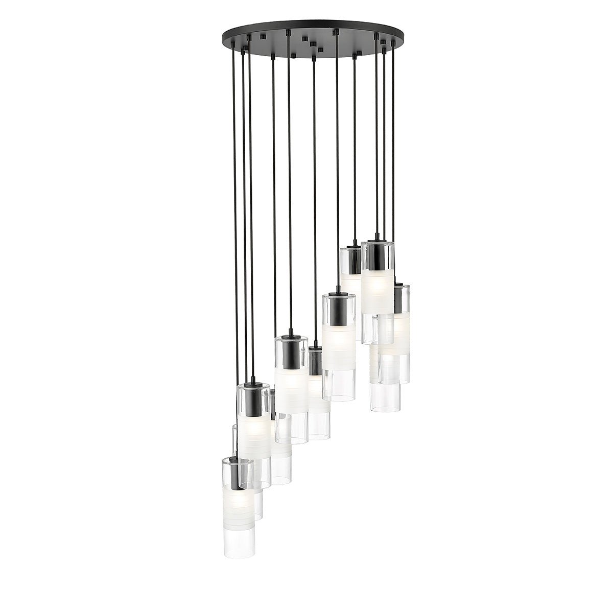 Chandelier Alton - Noir mat 24" by Z - Lite | Luminaires & cie