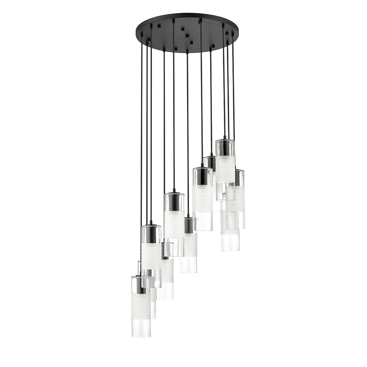 Chandelier Alton - Noir mat 24" by Z - Lite | Luminaires & cie