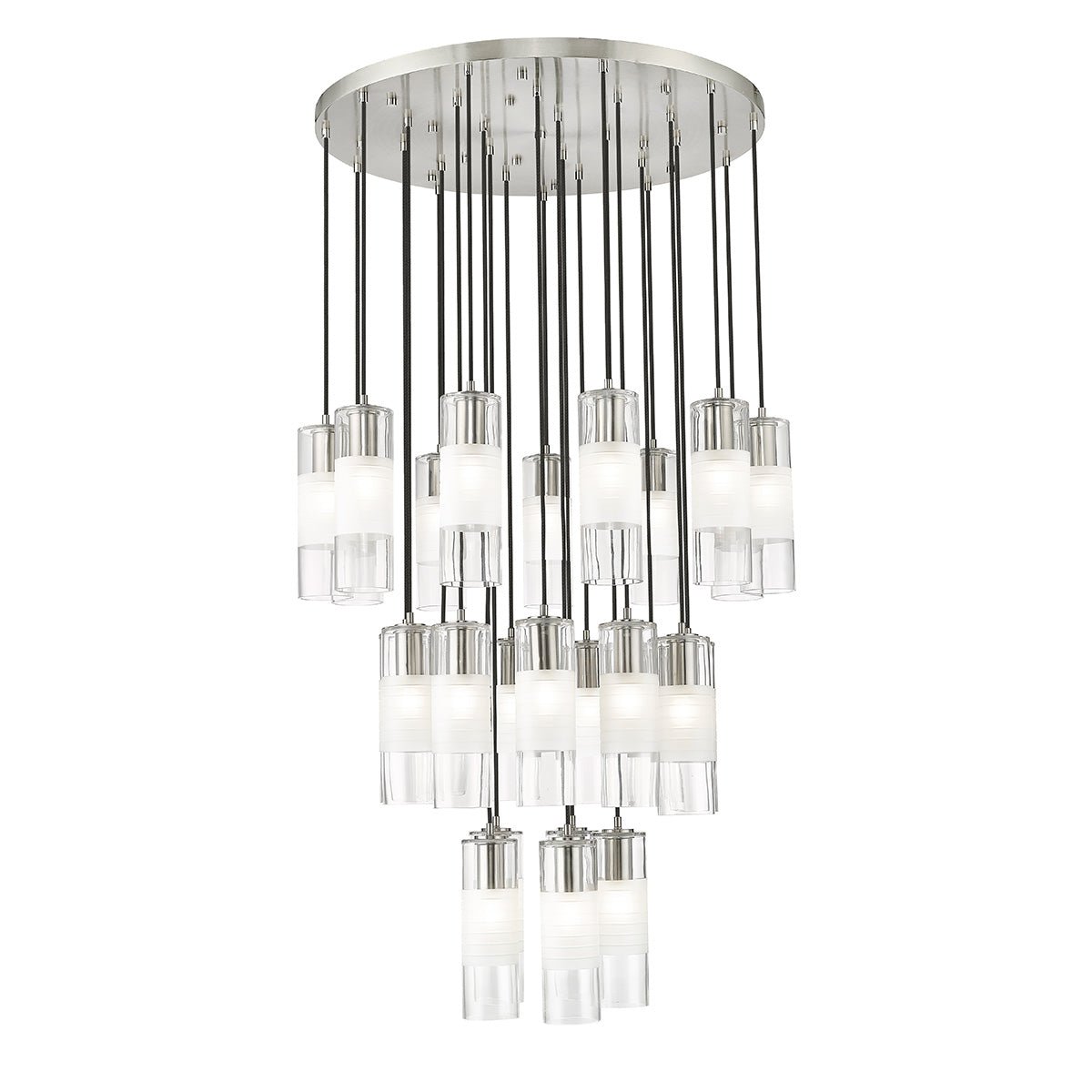 Chandelier Alton - Nickel brossé 36" by Z - Lite | Luminaires & cie