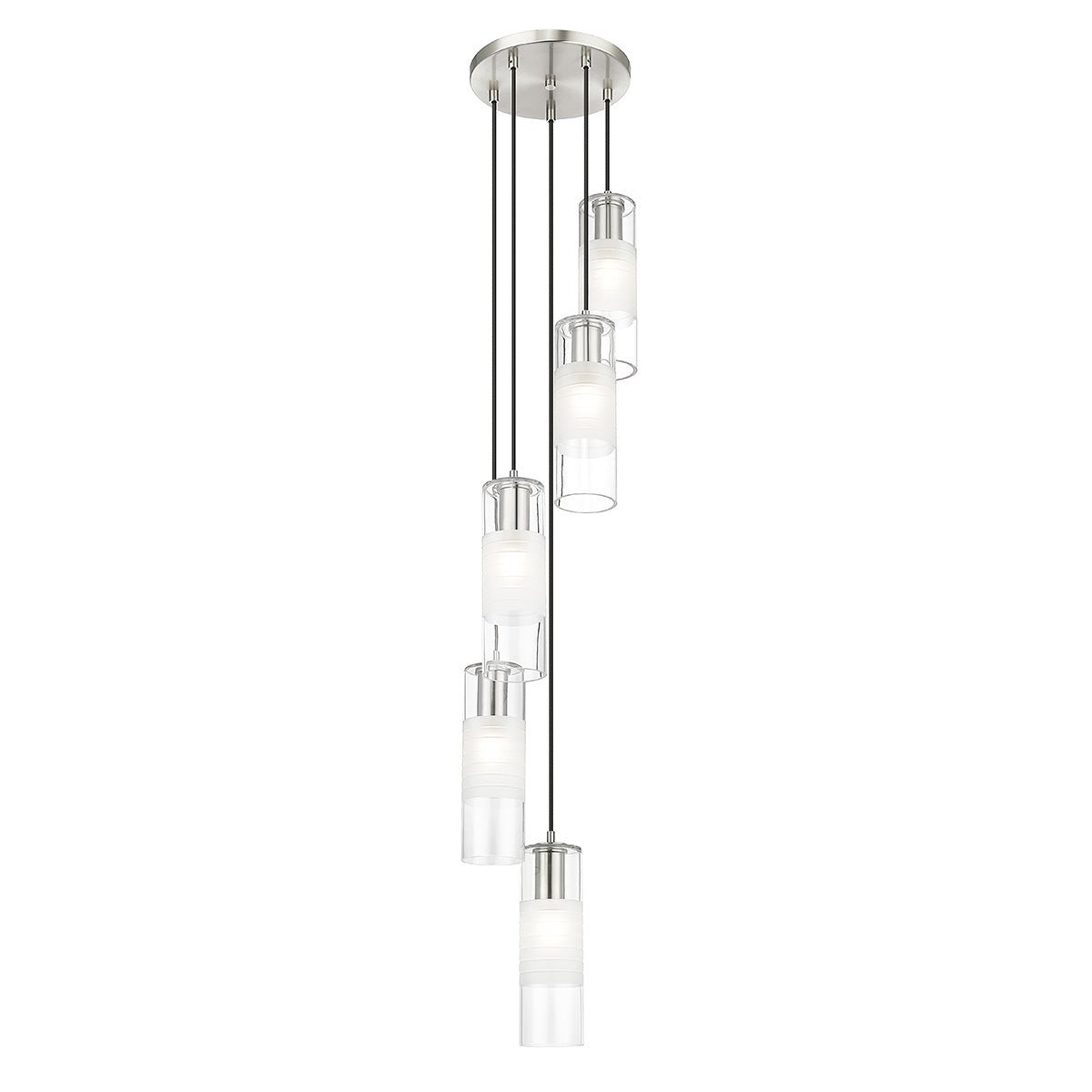 Chandelier Alton - Nickel brossé 12" by Z - Lite | Luminaires & cie