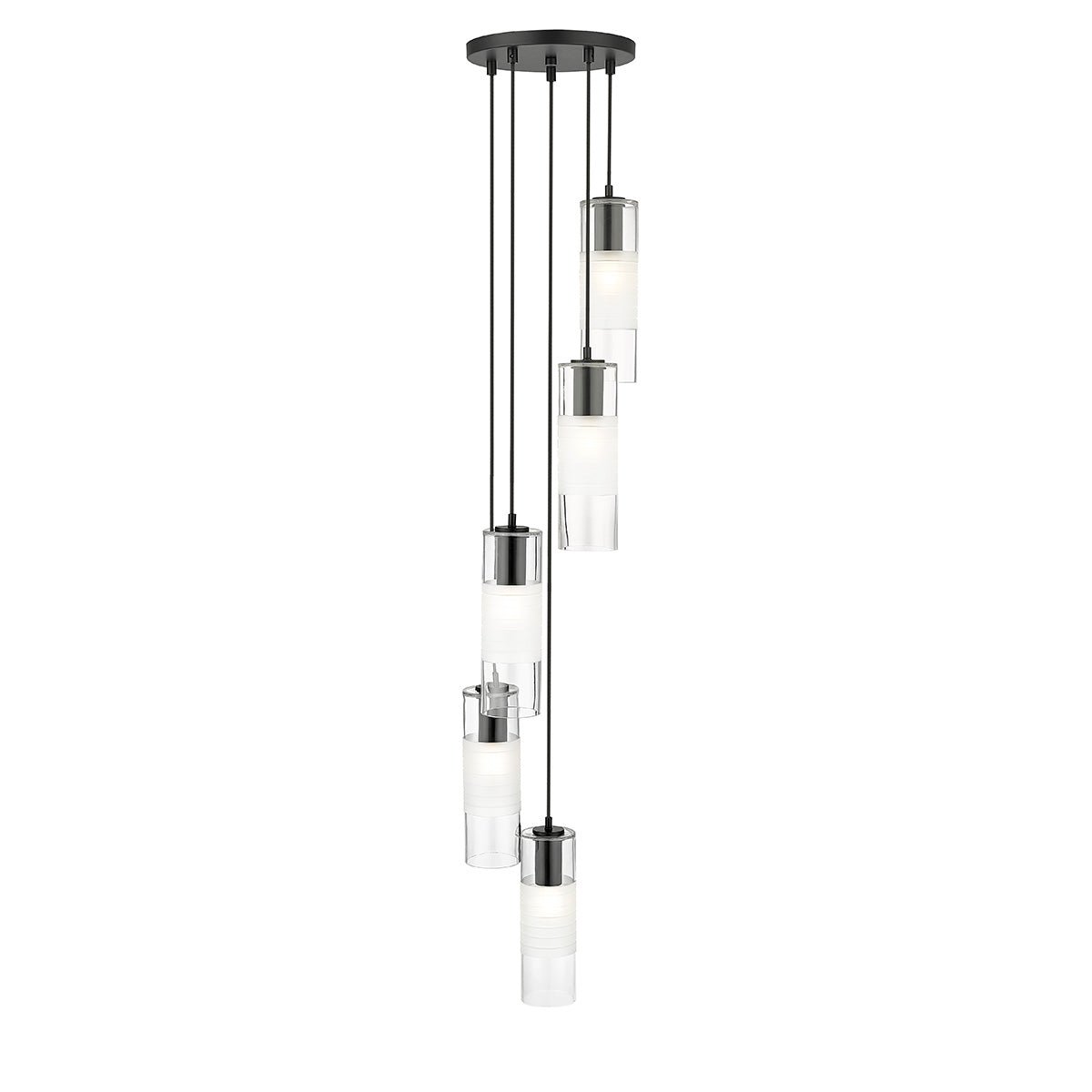 Chandelier Alton - Noir mat 12" by Z - Lite | Luminaires & cie