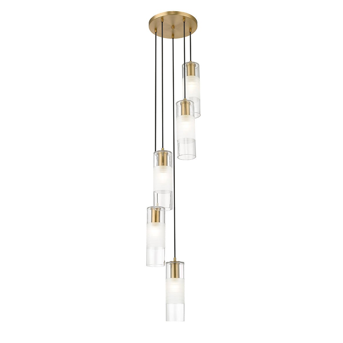 Chandelier Alton - Or moderne 12" by Z - Lite | Luminaires & cie