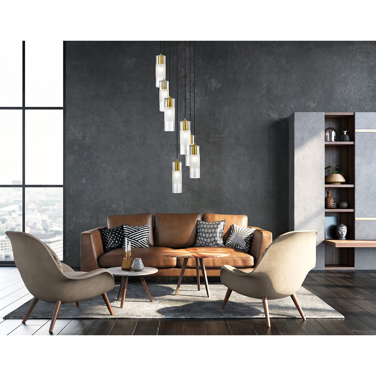 Chandelier Alton - Or moderne 18" by Z - Lite | Luminaires & cie