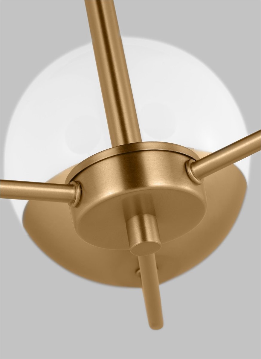 Chandelier Alvin - Laiton satiné 20 1/4" Ampoules non - incluses by Visual Comfort Studio | Luminaires & cie
