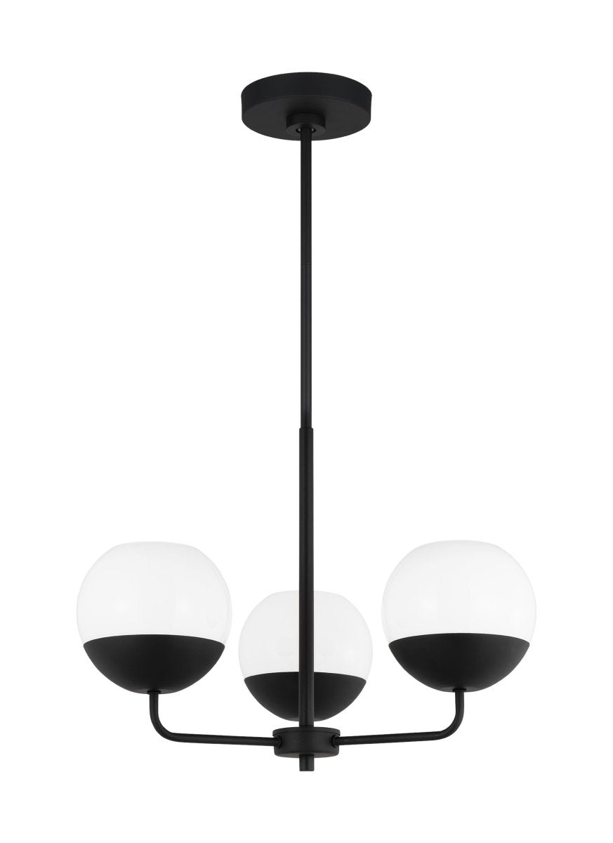 Chandelier Alvin - Noir de minuit 20 1/4" Ampoules DEL incluses by Visual Comfort Studio | Luminaires & cie