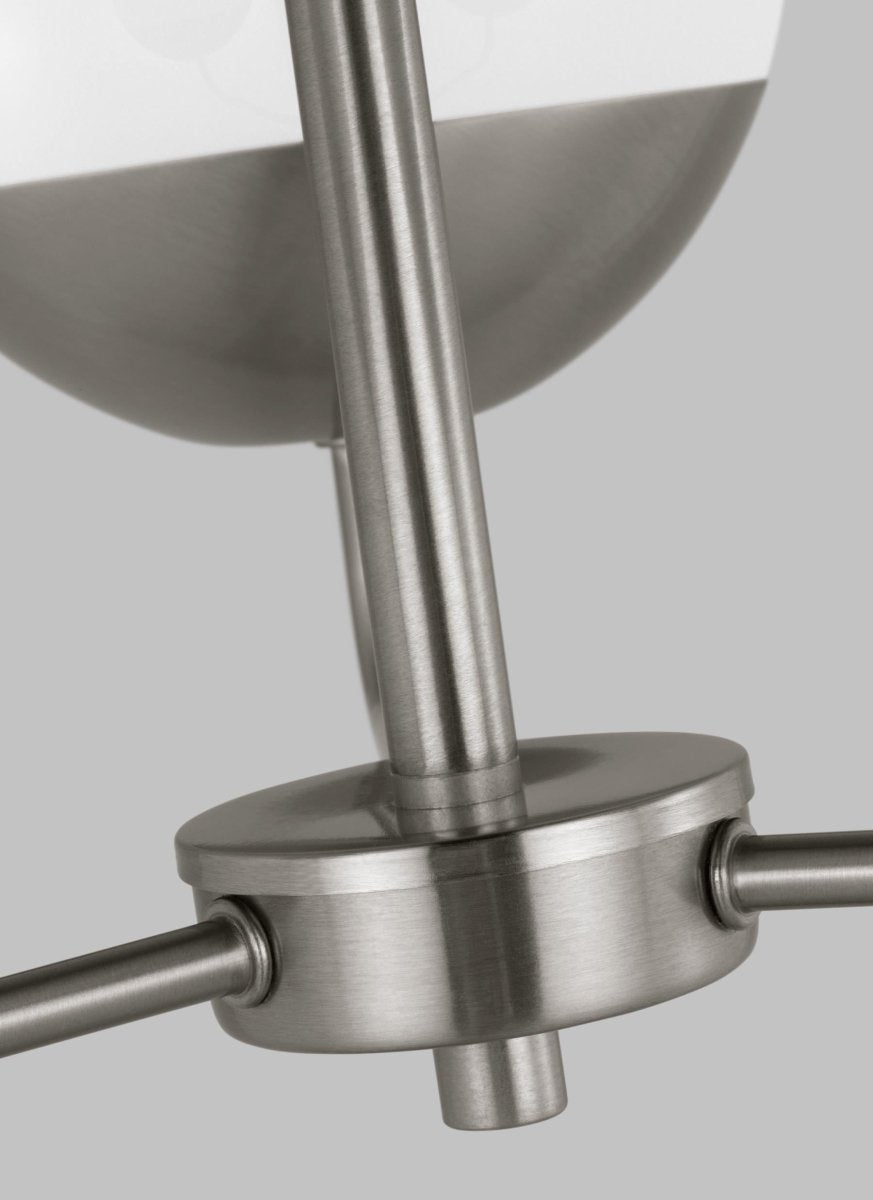 Chandelier Alvin - Nickel brossé 20 1/4" Ampoules DEL incluses by Visual Comfort Studio | Luminaires & cie