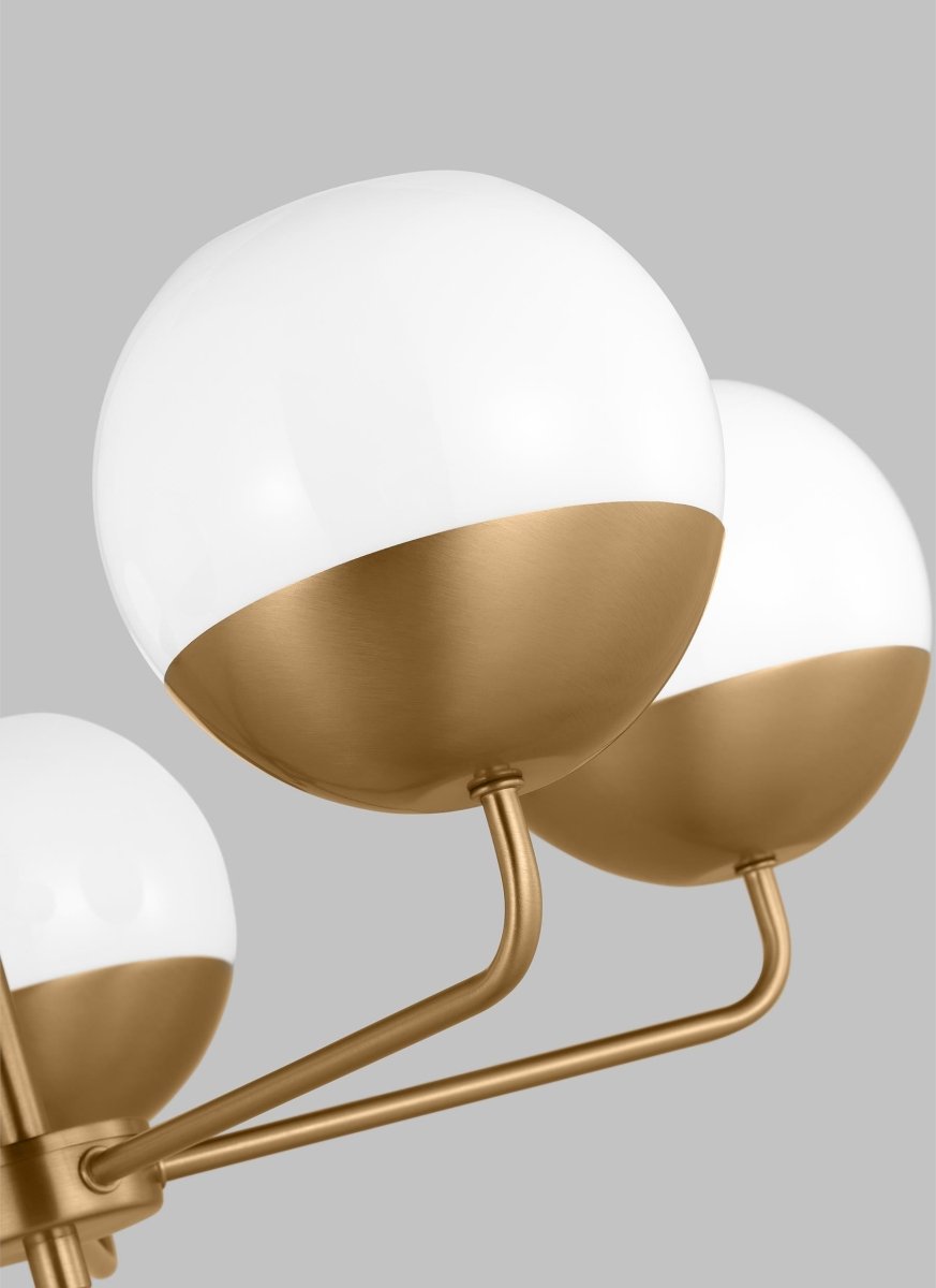 Chandelier Alvin - Laiton satiné 26" Ampoules non - incluses by Visual Comfort Studio | Luminaires & cie