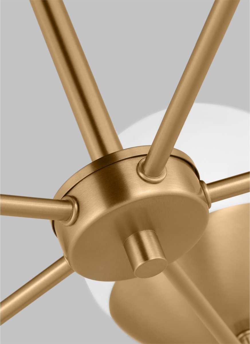 Chandelier Alvin - Laiton satiné 26" Ampoules non - incluses by Visual Comfort Studio | Luminaires & cie