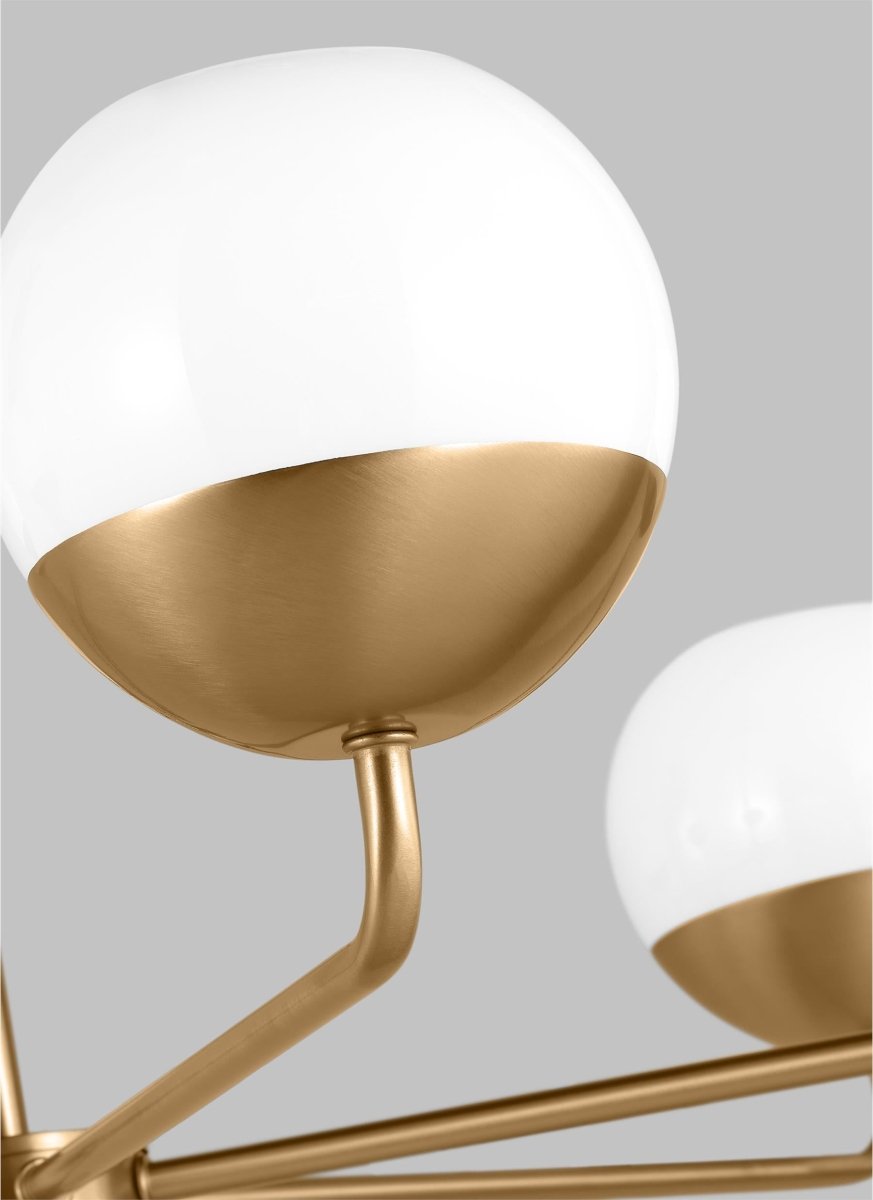 Chandelier Alvin - Laiton satiné 38 1/4" Ampoules non - incluses by Visual Comfort Studio | Luminaires & cie
