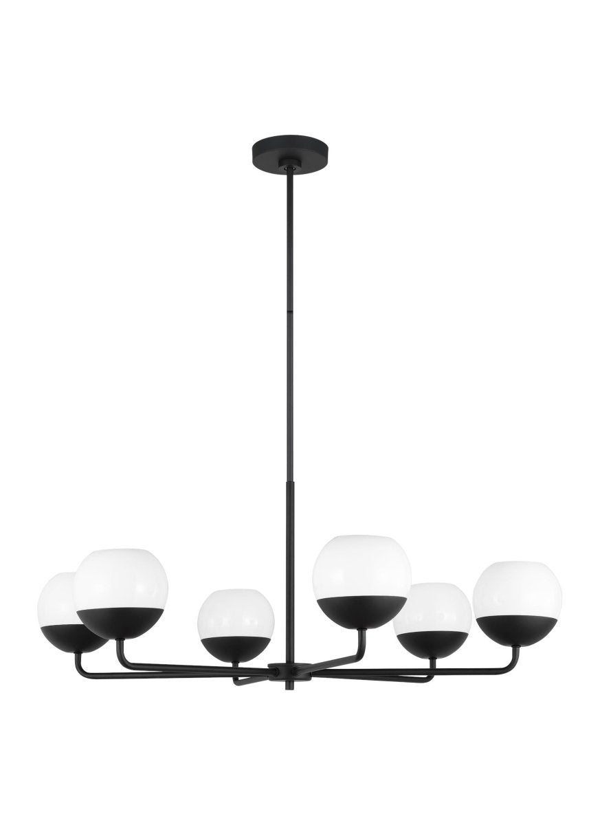Chandelier Alvin - Noir de minuit 38 1/4" Ampoules DEL incluses by Visual Comfort Studio | Luminaires & cie