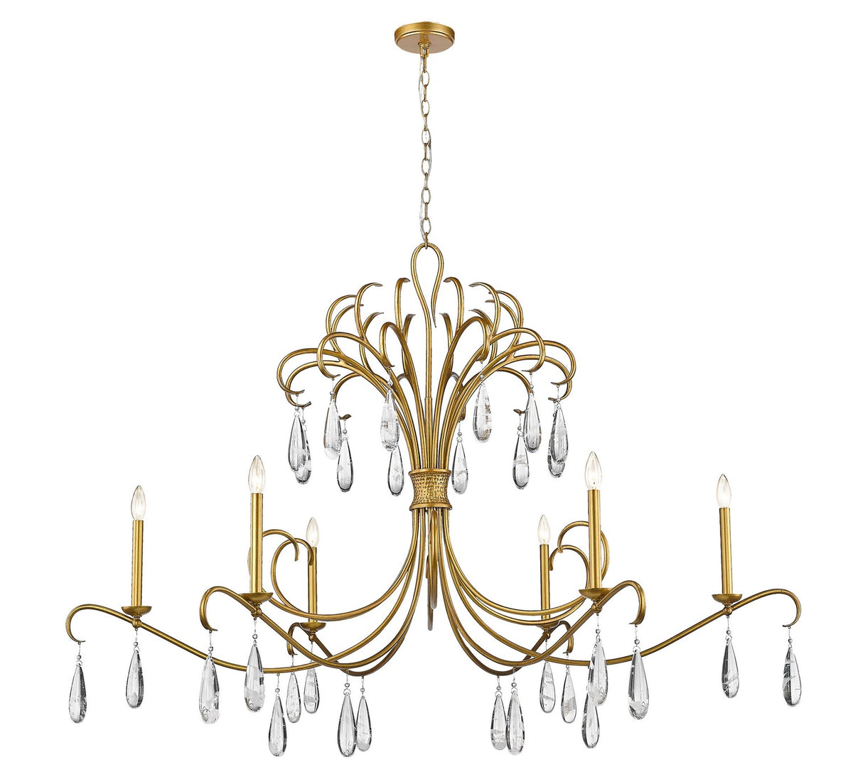 Lustre Amara Or doré, 58 3/4" – Z-Lite
