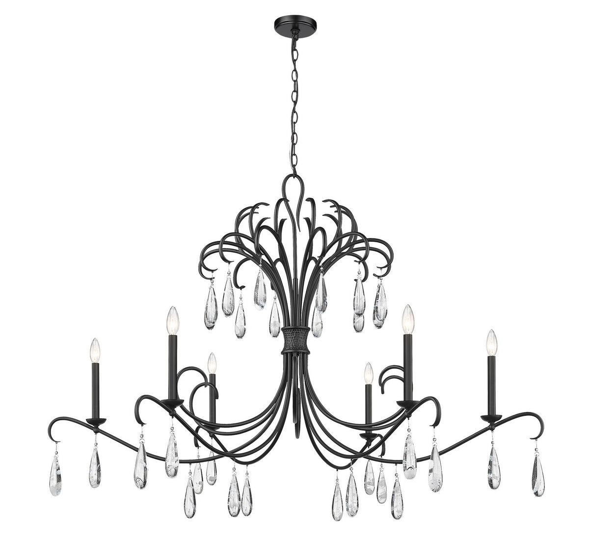 Lustre Amara Noir mat, 58 3/4" – Z-Lite