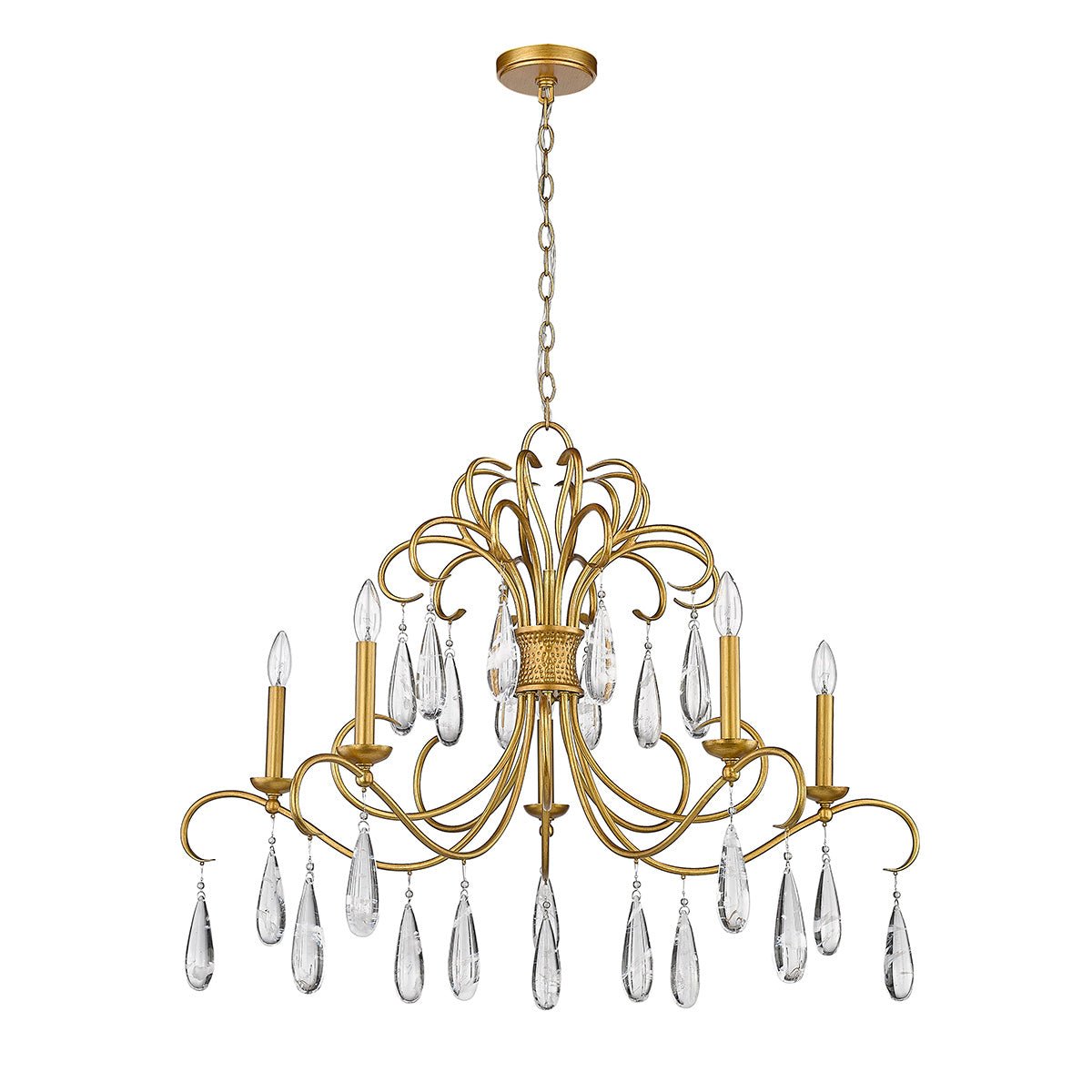Chandelier Amara - Or doré by Z - Lite | Luminaires & cie