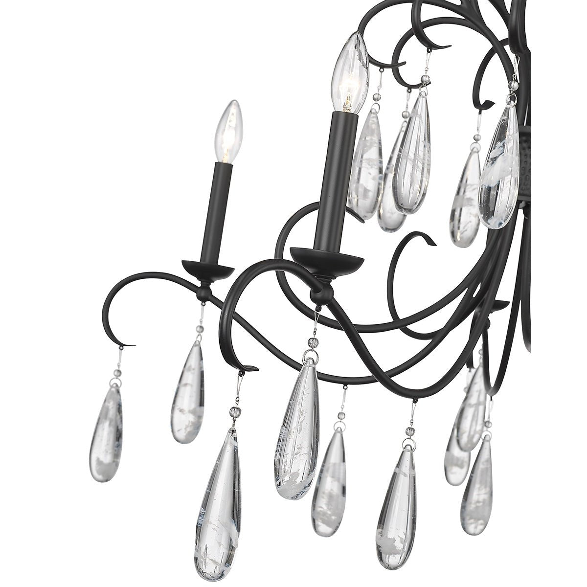 Chandelier Amara - Noir mat by Z - Lite | Luminaires & cie