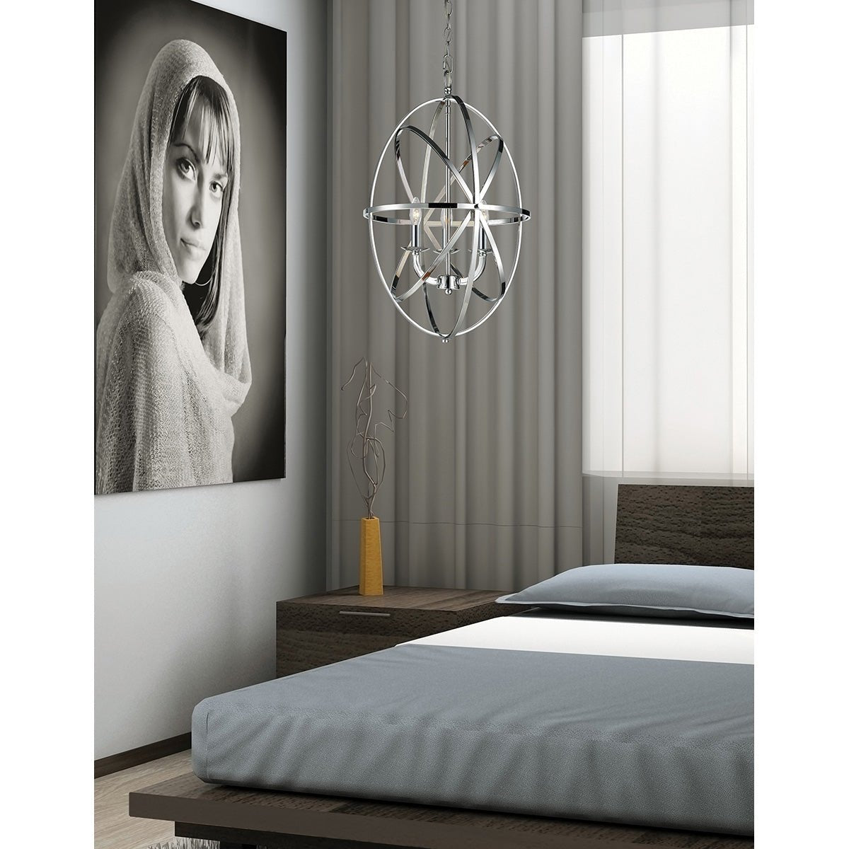 Chandelier Aranya - Chromé 16" by Z - Lite | Luminaires & cie