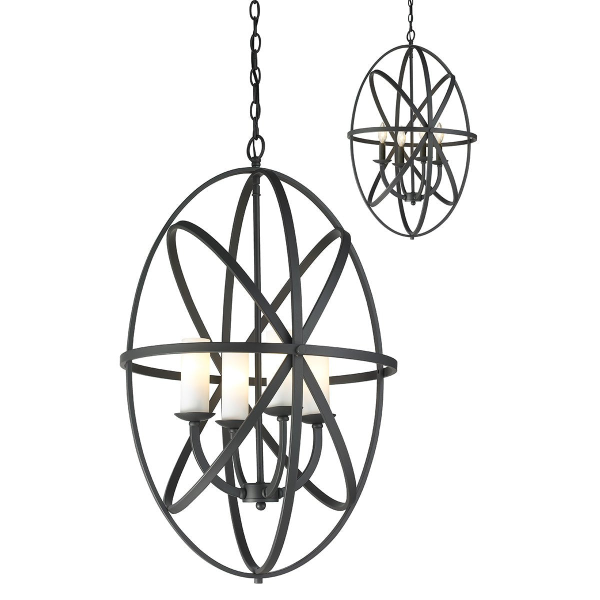 Chandelier Aranya - Bronze 19.69" by Z - Lite | Luminaires & cie