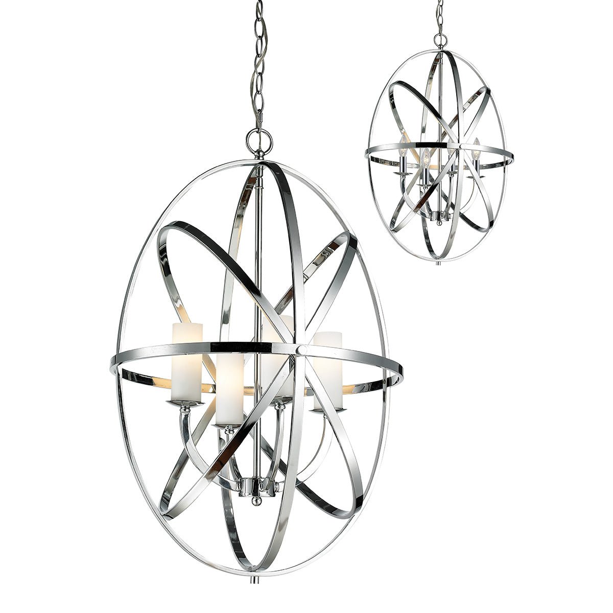 Chandelier Aranya - Chromé 19.69" by Z - Lite | Luminaires & cie