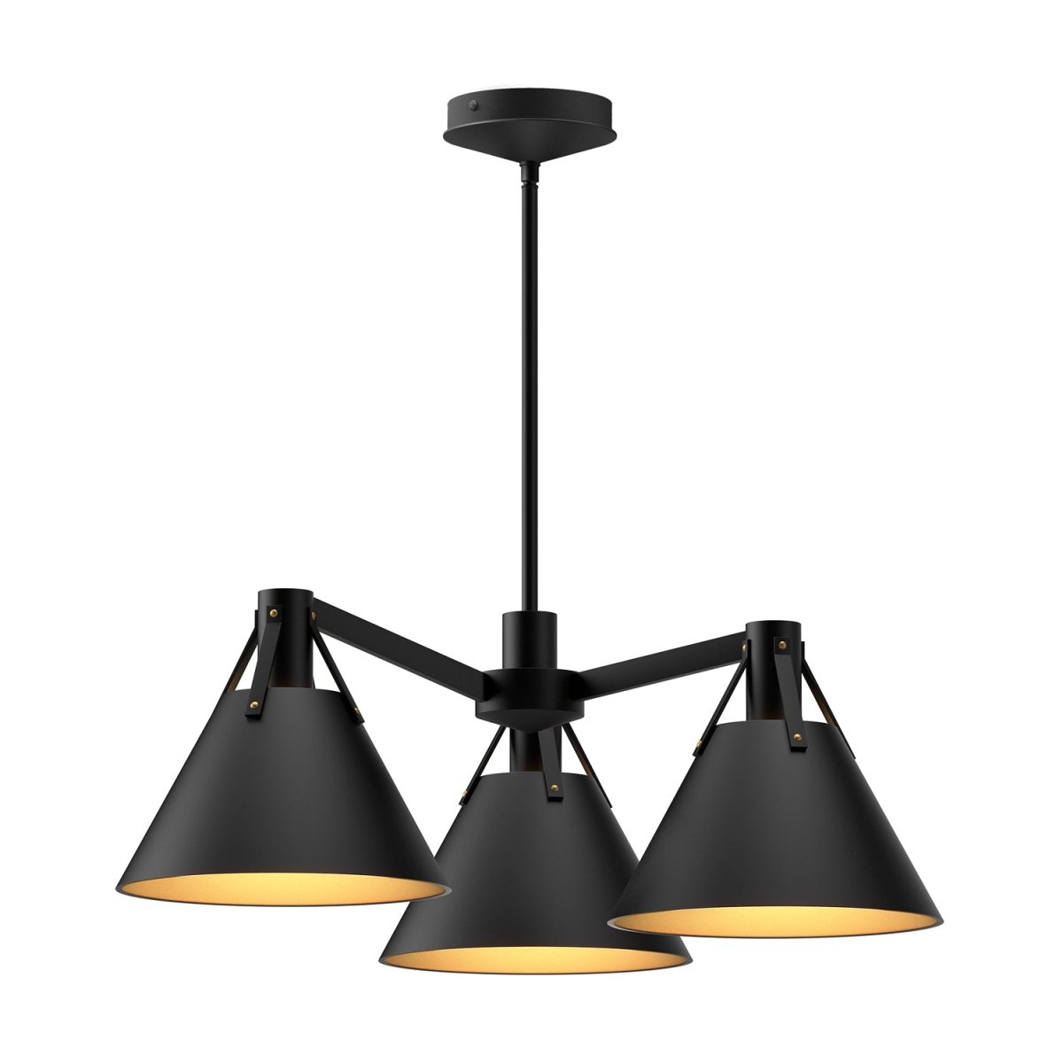 Chandelier Archer - Noir mat by Alora Lighting | Luminaires & cie