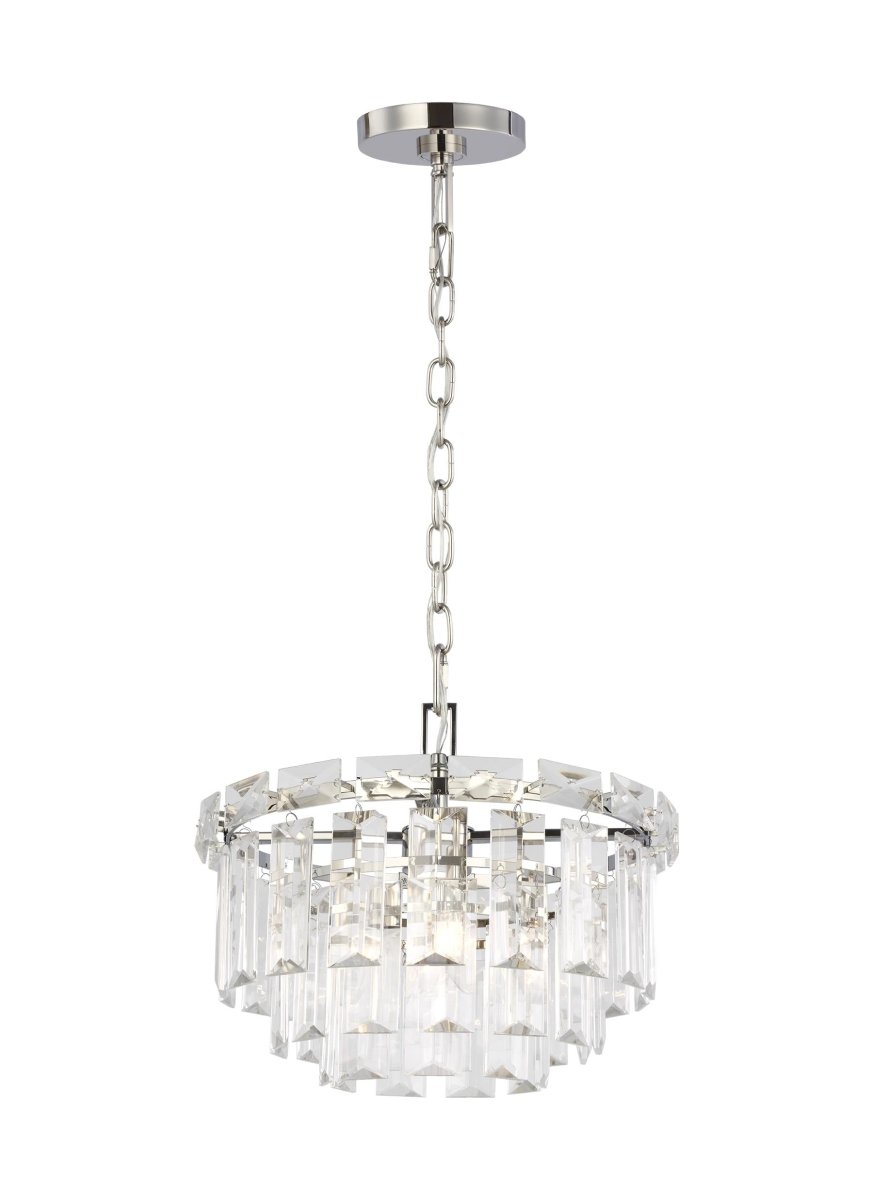 Chandelier Arden - Nickel poli 16 1/8" by Visual Comfort Studio | Luminaires & cie