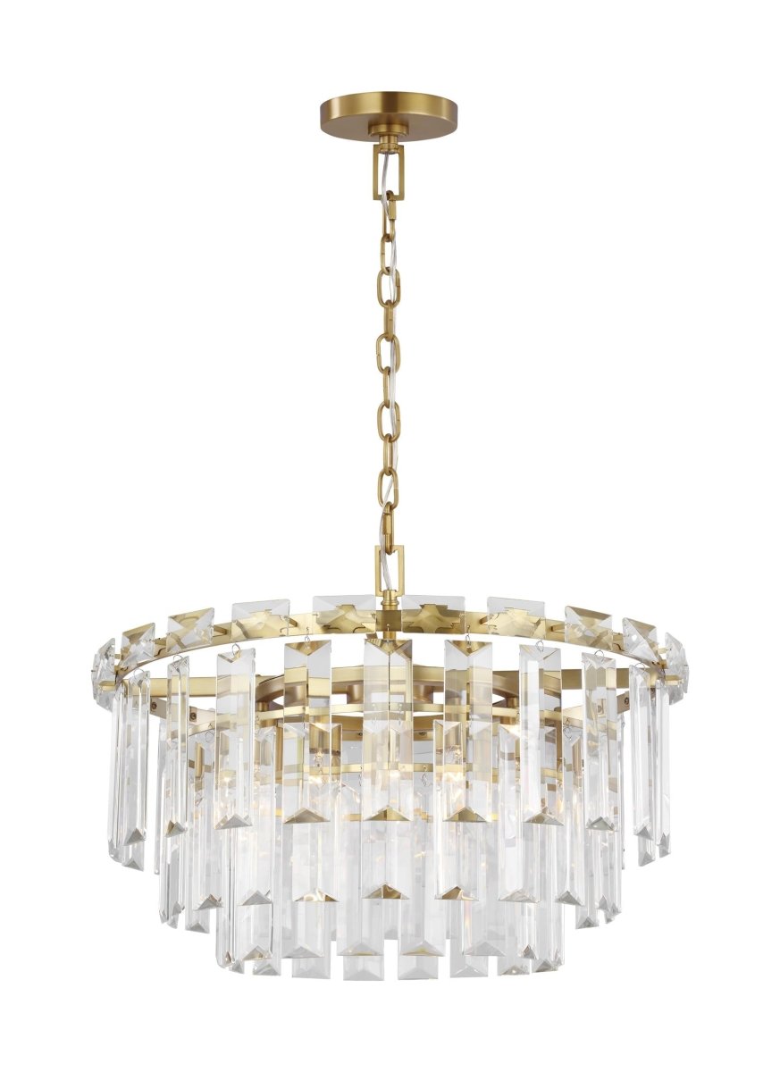 Chandelier Arden - Laiton brûlé 24 1/8" by Visual Comfort Studio | Luminaires & cie