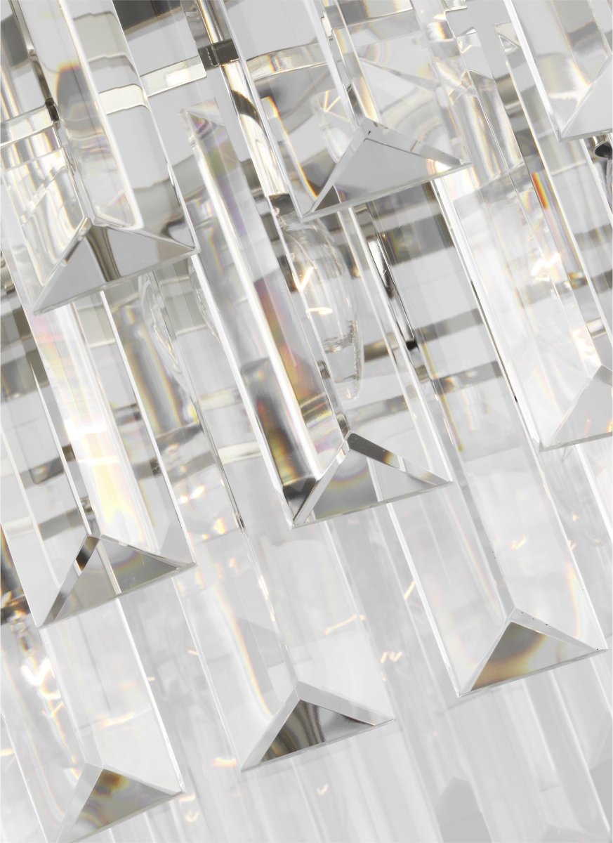 Chandelier Arden - Nickel poli 32 7/8" by Visual Comfort Studio | Luminaires & cie