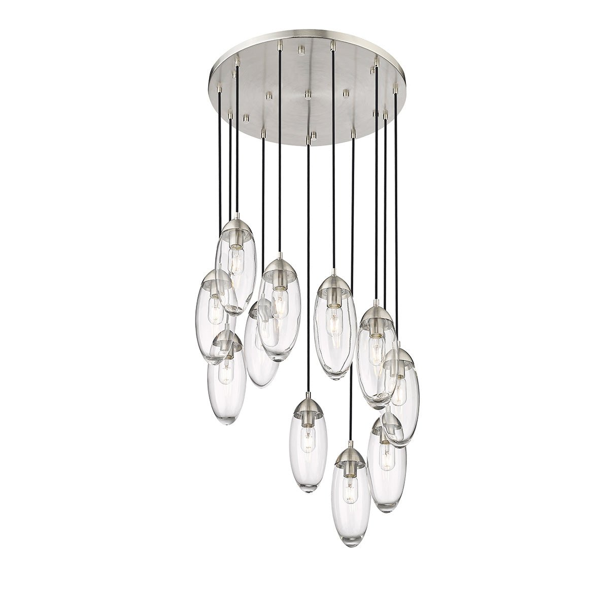 Chandelier Arden - Nickel brossé 24" by Z - Lite | Luminaires & cie