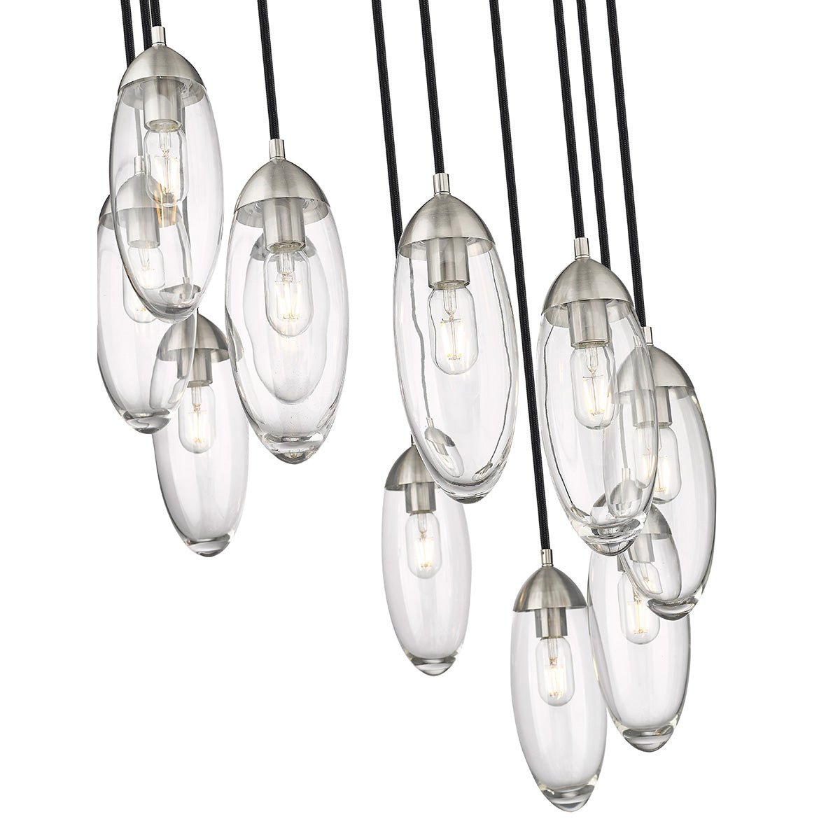 Chandelier Arden - Nickel brossé 24" by Z - Lite | Luminaires & cie