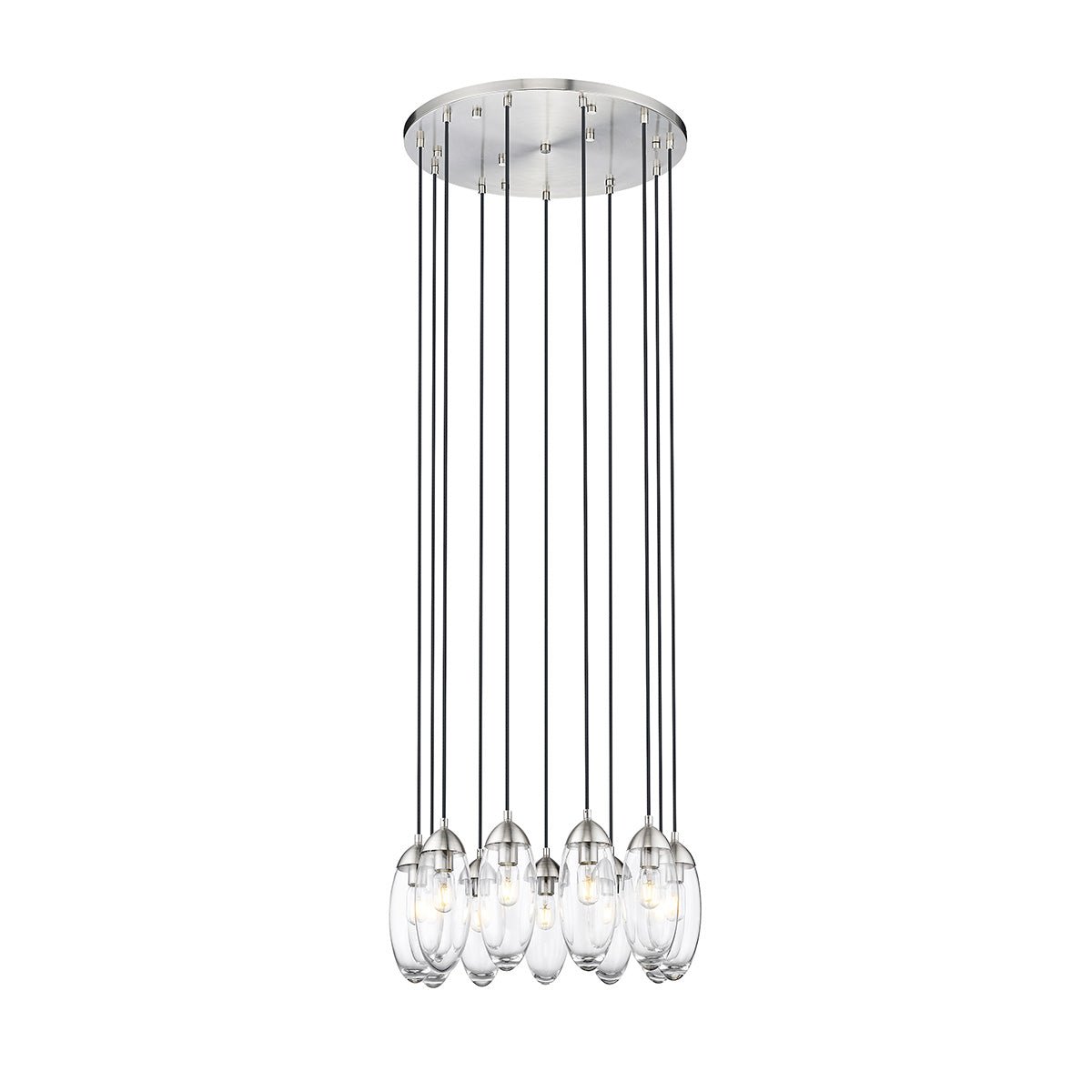 Chandelier Arden - Nickel brossé 24" by Z - Lite | Luminaires & cie