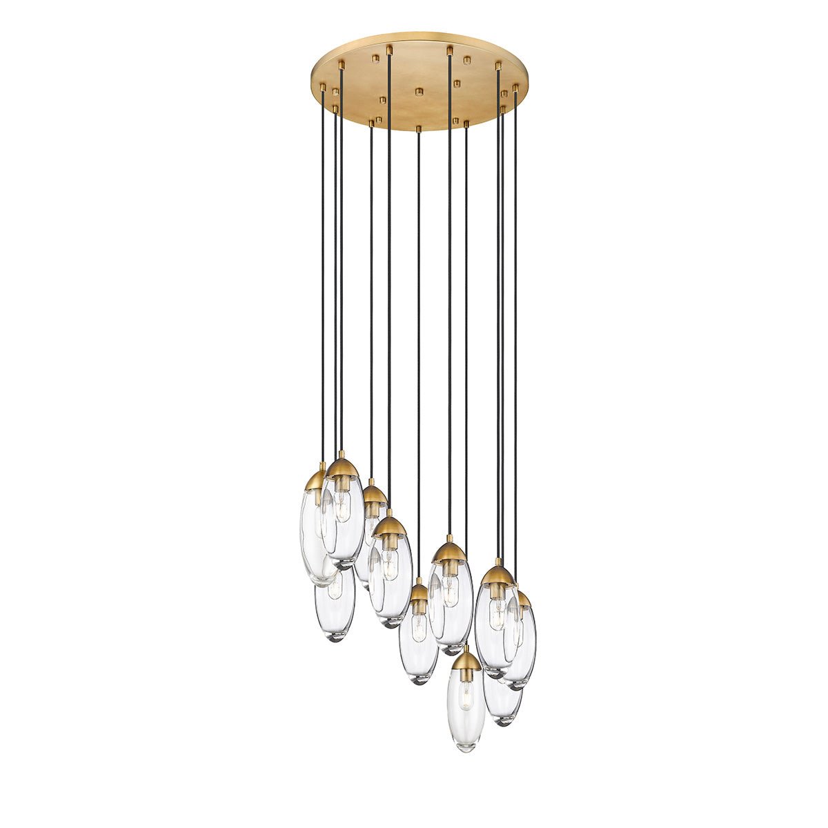 Chandelier Arden - Laiton frotté 24" by Z - Lite | Luminaires & cie