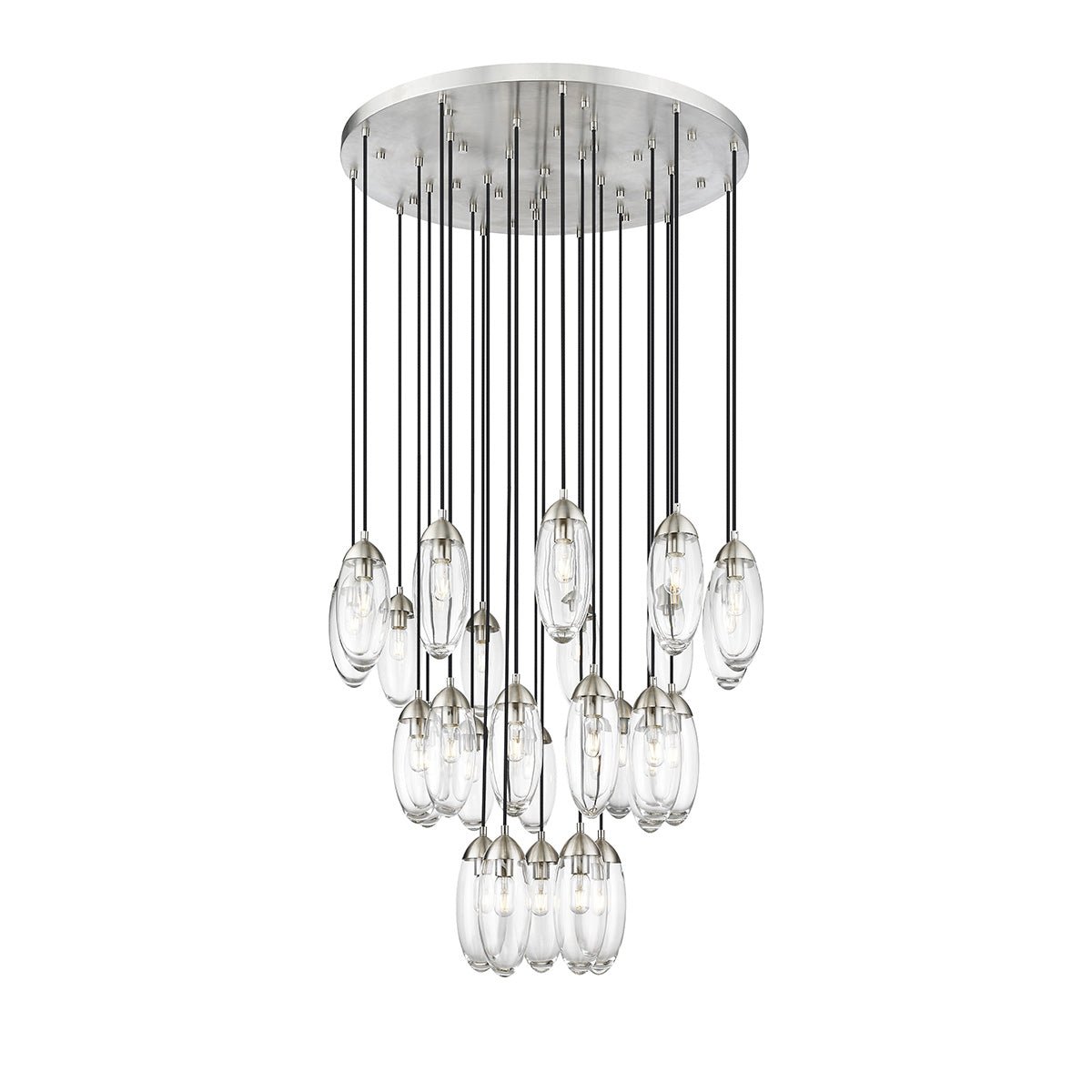 Chandelier Arden - Nickel brossé 36" by Z - Lite | Luminaires & cie