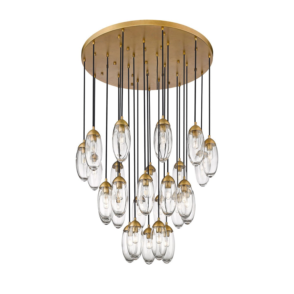 Chandelier Arden - Laiton frotté 36" by Z - Lite | Luminaires & cie