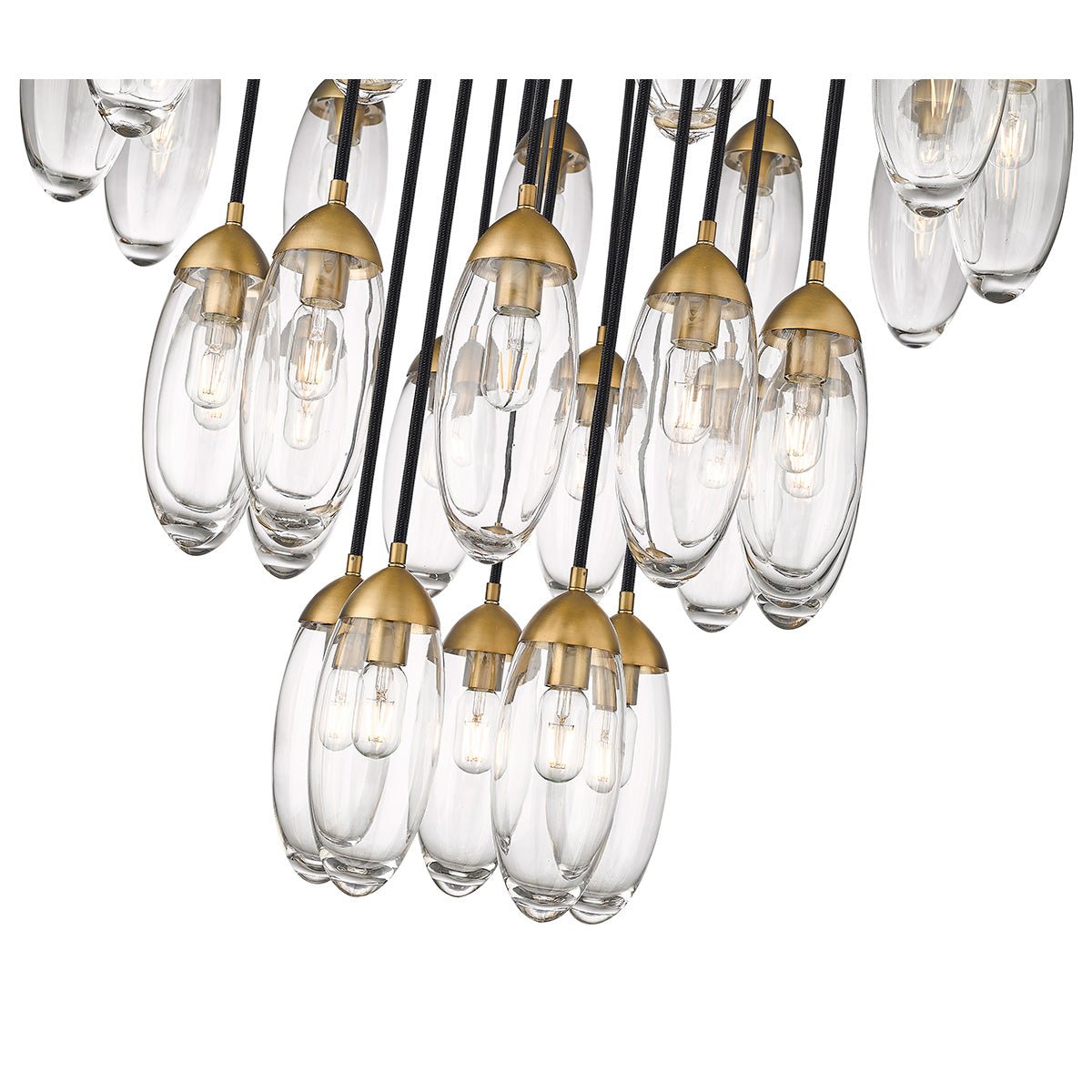Chandelier Arden - Laiton frotté 36" by Z - Lite | Luminaires & cie