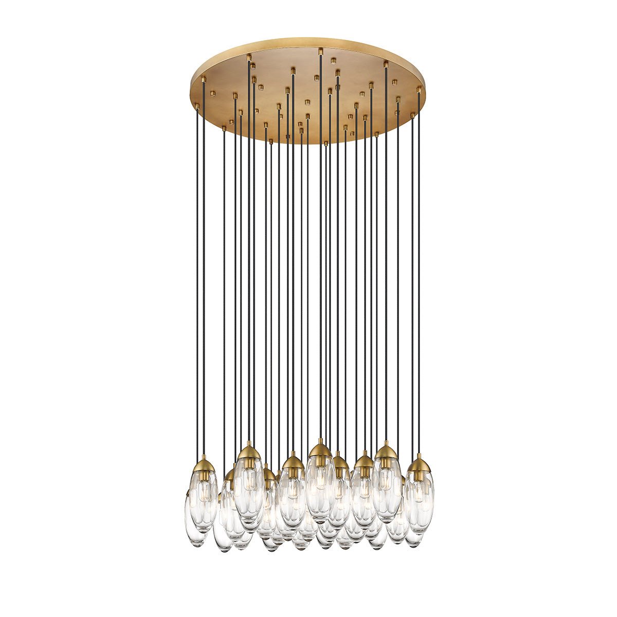 Chandelier Arden - Laiton frotté 36" by Z - Lite | Luminaires & cie