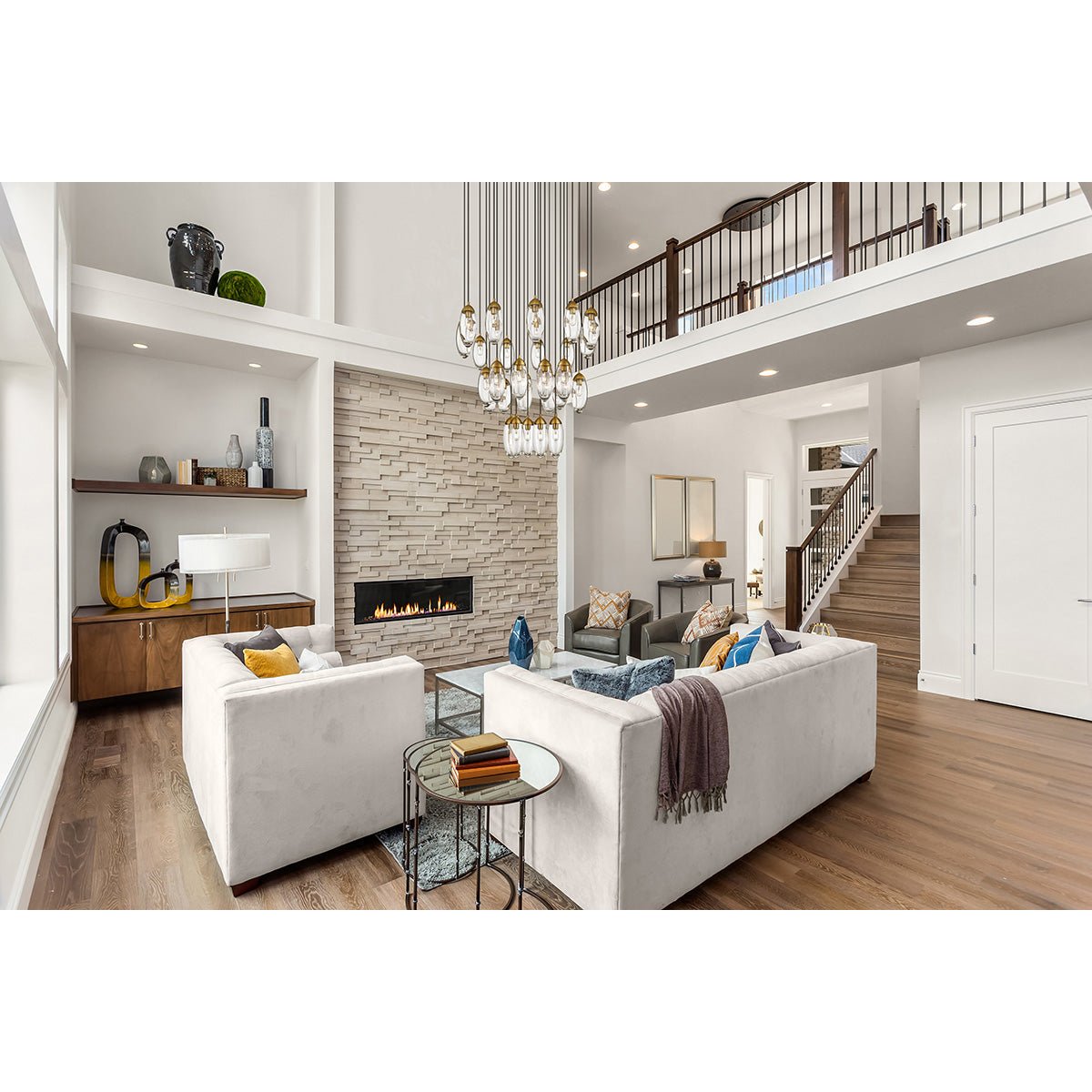 Chandelier Arden - Laiton frotté 36" by Z - Lite | Luminaires & cie