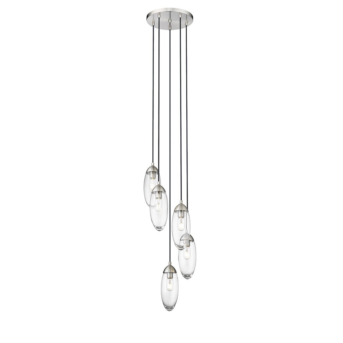 Chandelier Arden - Nickel brossé 12" by Z - Lite | Luminaires & cie