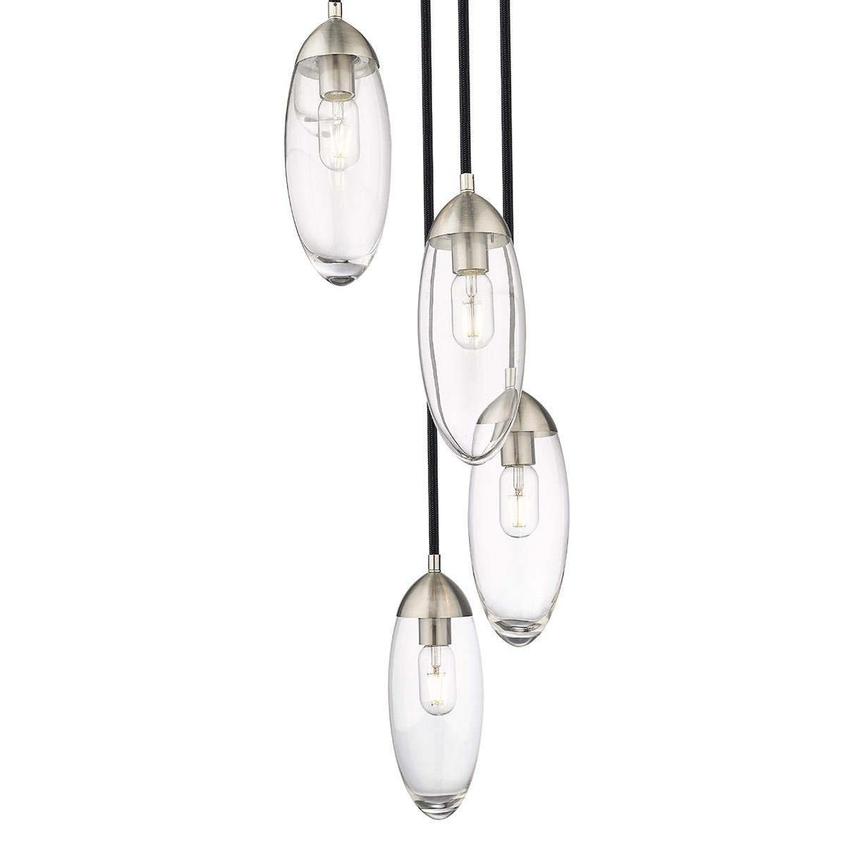 Chandelier Arden - Nickel brossé 12" by Z - Lite | Luminaires & cie