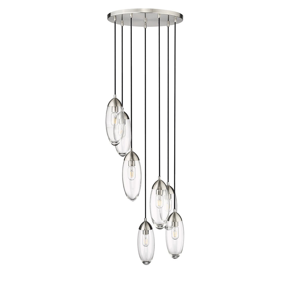 Chandelier Arden - Nickel brossé 18" by Z - Lite | Luminaires & cie