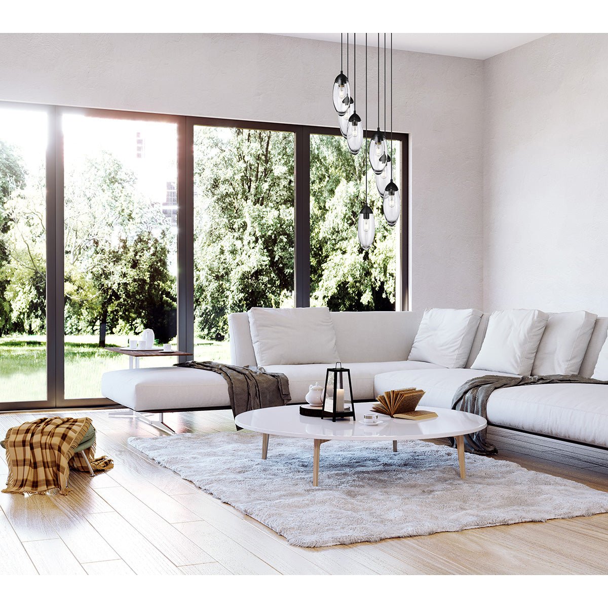 Chandelier Arden - Noir mat 18" by Z - Lite | Luminaires & cie