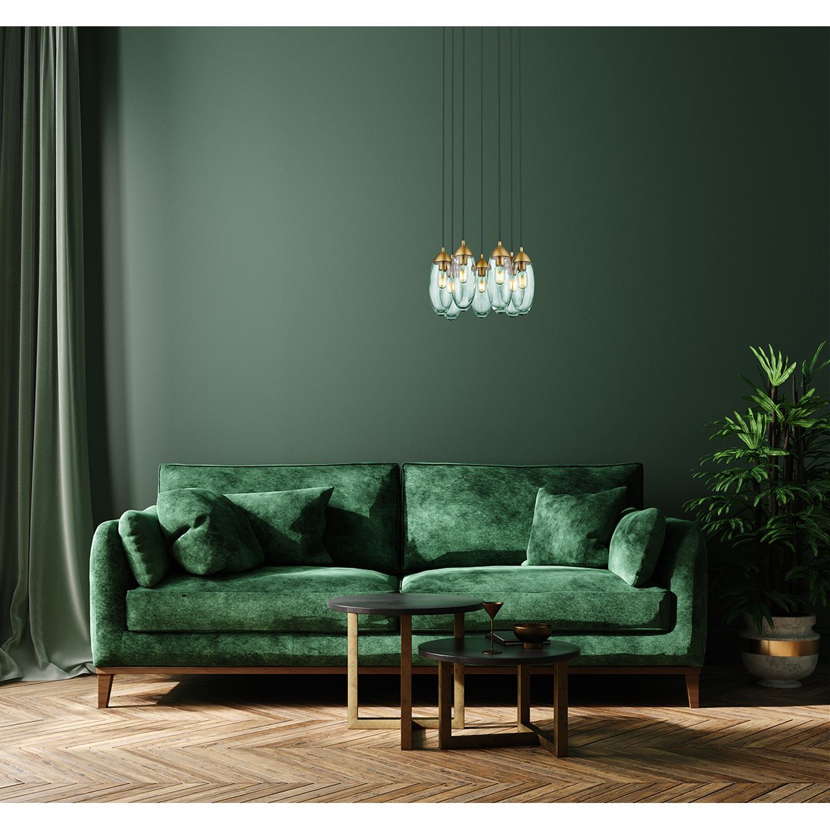 Chandelier Arden - Laiton frotté 18" by Z - Lite | Luminaires & cie