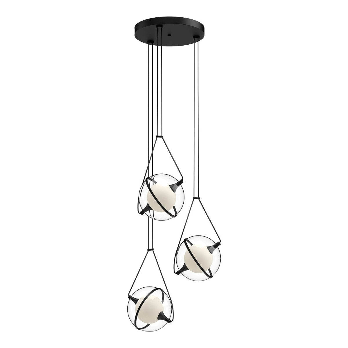 Chandelier Aries - Noir 17 5/8" by Kuzco Lighting | Luminaires & cie