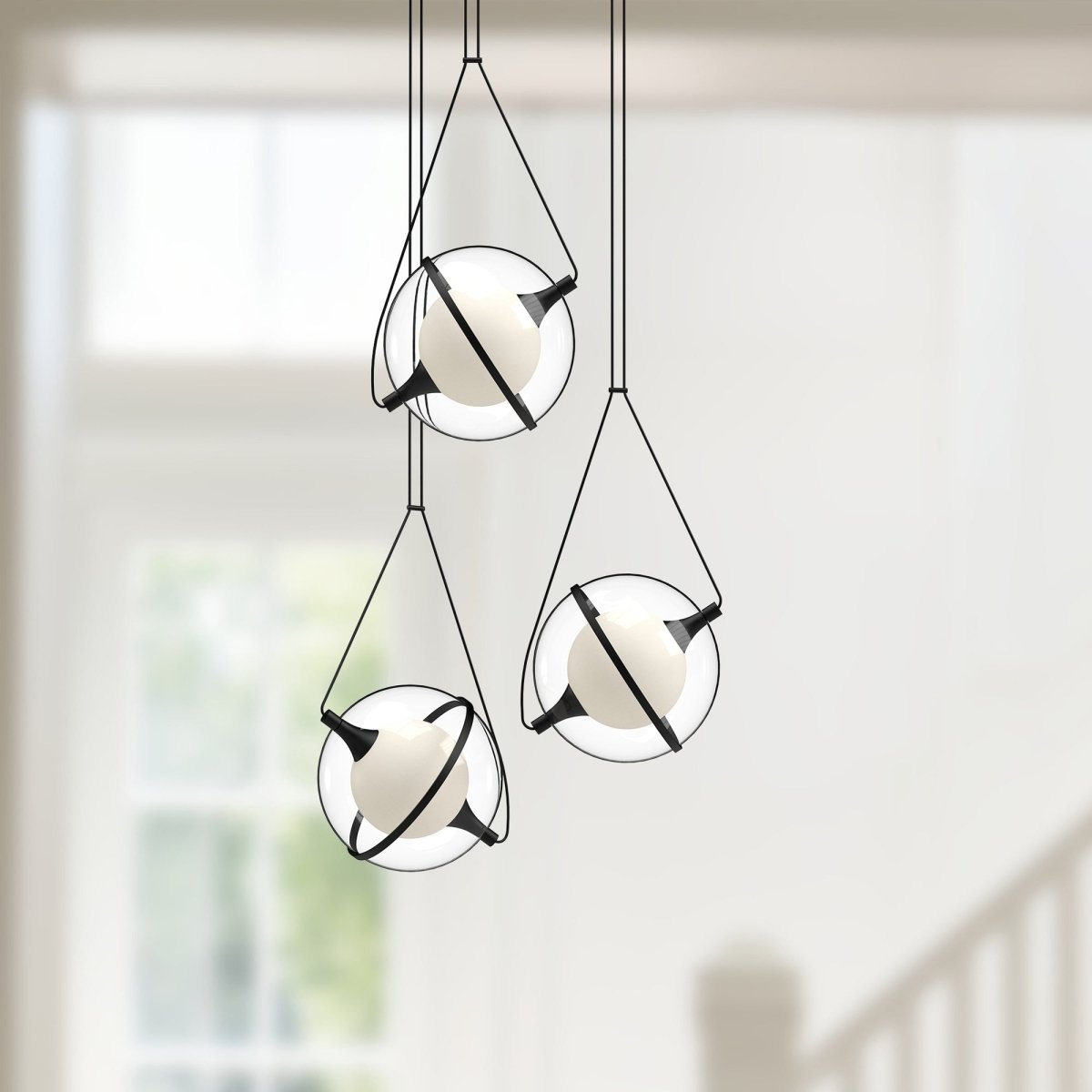 Chandelier Aries - Noir 28" by Kuzco Lighting | Luminaires & cie