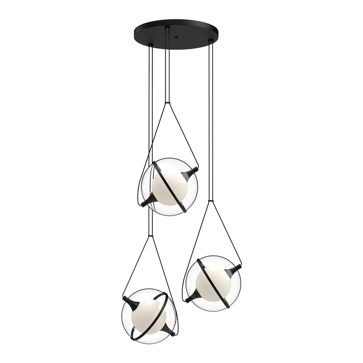 Chandelier Aries - Noir 28" by Kuzco Lighting | Luminaires & cie