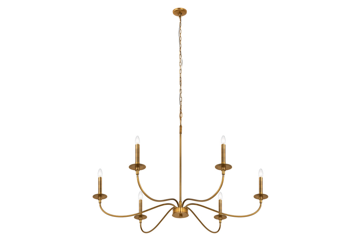 Lustre Arrington Laiton frotté, 42" – vue 2